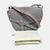 [Pre-Owned] Gate Small Gray Leather Shoulder Bag - Very Good #1XJKNAC