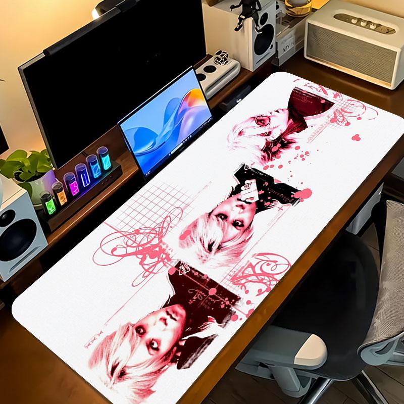 X JAPAN hide Mouse Pad, Large Gaming Desk Mat, Non-slip XXL Mousepad for Laptop & Tablet, Mini PC Playmat with Stitched Edges