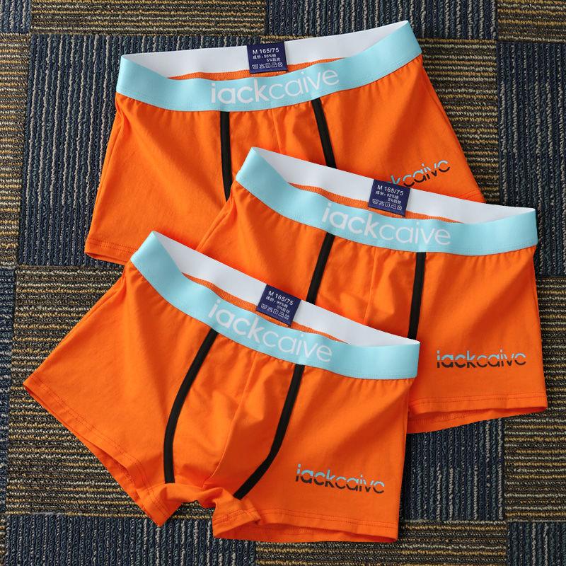 3 шт. мужские трусы, хлопковое мужское нижнее белье, боксеры, дышащие мужские трусы-боксеры с принтом, удобные шорты, мужское нижнее белье