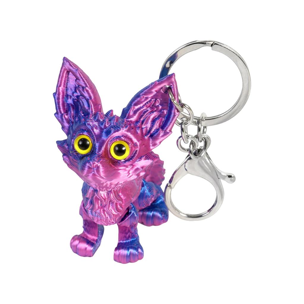 3D-печатный милый трехмерный брелок для ключей школьный рюкзак маленький кулон подарок маленький орнамент