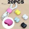 10/20Pcs Cable Organizer Clip Earphone Charging Date Power Cord Management Storage Buckle Portable Travel Home Desk Wire Holder Keeper