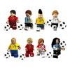 Leo Neymar Messi Cristiano Ronaldo Plastic Football Figurine Building Blocks