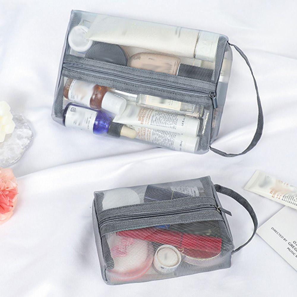 Toiletry Bag Women Cosmetic Bag Skin Care Storage Bag Zipper Makeup Bag Korean Storage Bag