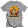 Funny Vintage Let That Go T Shirt Men Short Sleeves Buddhism Tshirt Buddhist Religion Buddha T-shirt Loose Fit Soft Cotton Tee