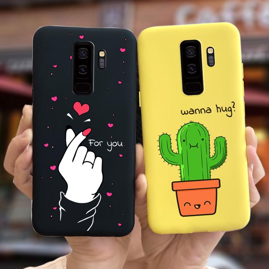 Чехол для Samsung Galaxy S9 Plus S9+ G965F Милый Конфетный Расписной Fundas Матовый Чехол для Samsung S9 S9+ S 9 Plus Чехол для Телефона Мягкие Сумки