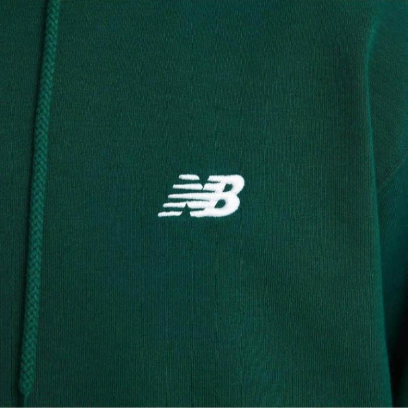 New Balance Толстовка с капюшоном Rqk Nbn0e2s071 40 Uni Small Logo Hoodie Semi Ov