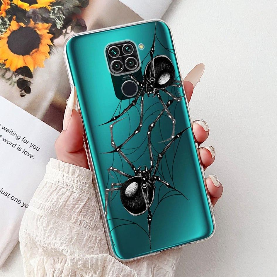 For Xiaomi Redmi Note 9 Case Redmi Note9 Cover M2003J15SC M2003J15SG Fashion Butterfly Phone Case Shockproof TPU Soft Back Cover