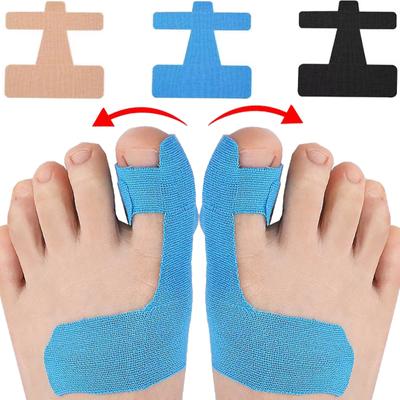 10 шт. Бандаж-поддержка при Hallux Valgus, Эластичный бинт, Защитная лента от натирания пальцев ног, Унисекс, Уход за стопами, Спортивный пластырь