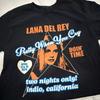 Ремейк Черная футболка Lana Del Rey 90-х С коротким рукавом Винтаж