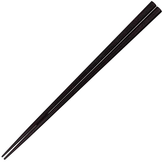 Sunlife "Wooden Chopsticks" Cooking Chopsticks, Long, Thick, Octagonal Wood Grain Lacquer, Brown, 27