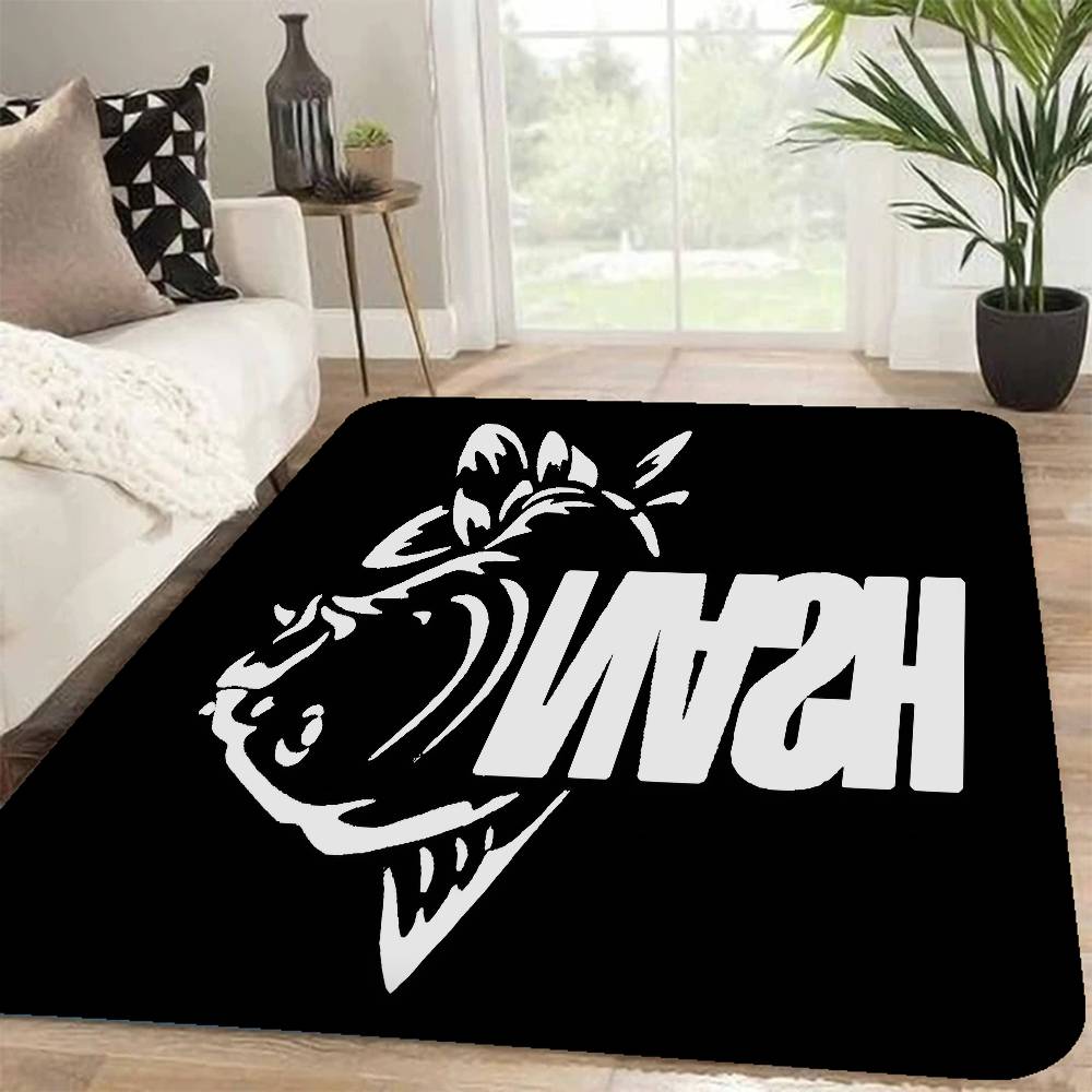 Логотип Nash Fishing Коридорный Ковер Моющийся Нескользящий Гостиная Диван Стулья Зональный Коврик Кухня Придверный Коврик Ковер