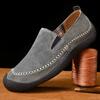 Классические лоферы Мужская повседневная обувь Ретро Натуральная кожа Балетки Модные мокасины Повседневная обувь для вечеринок Мужские лоферы 2025
