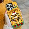 Kawaii RORO-Jump  Cattoon Phone Case For iPhone 16 17 15 14 12 13 Pro Max Black Candy Matte Shockproof Cover