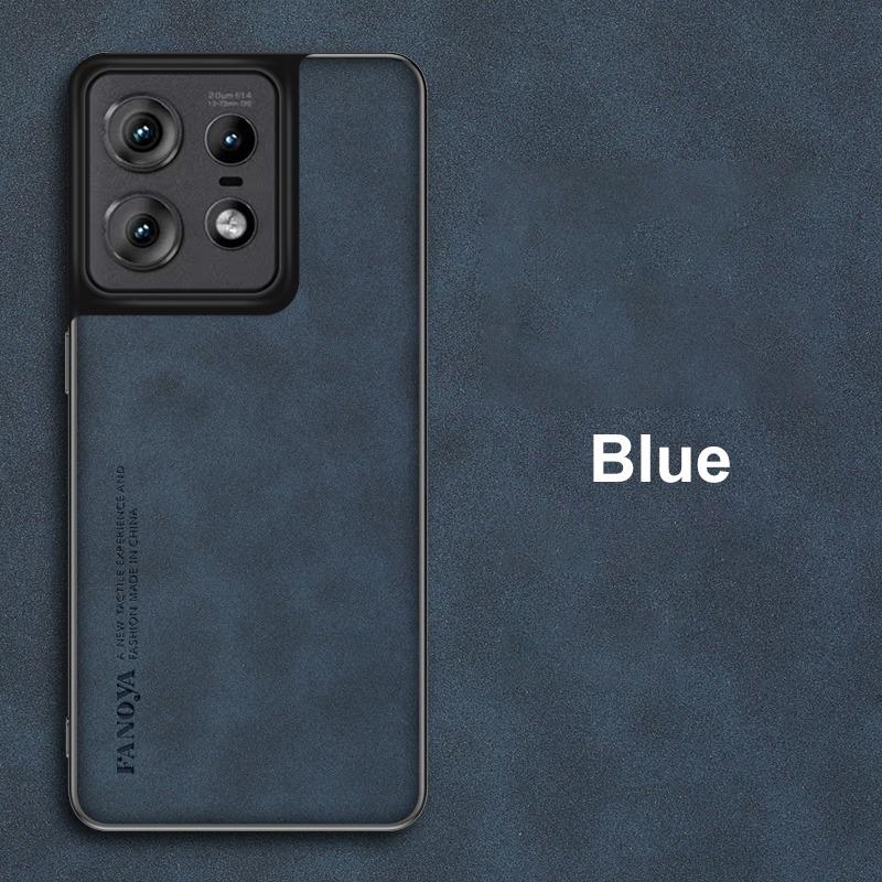 Для Motorola Edge 50 Pro Чехол Роскошный Кожаный Чехол для Телефона Для Motorola Moto Edge50 Pro 5G Задняя Крышка Матовая Силиконовая Защита