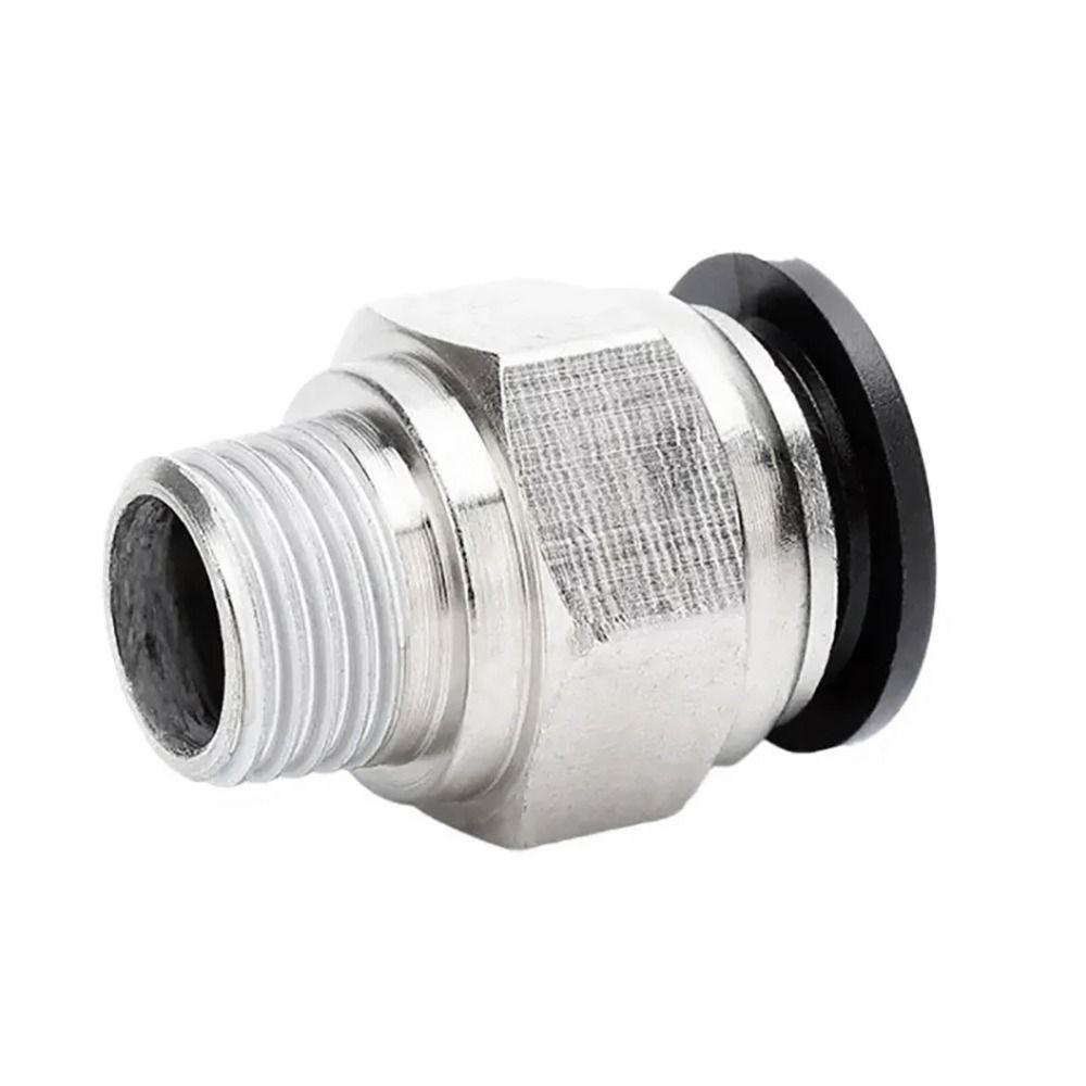 1 шт. прямые пневматические фитинги для ПК 1/8", 1/4", 3/8", 1/2", наружная резьба, быстрые соединители, воздушный соединитель
