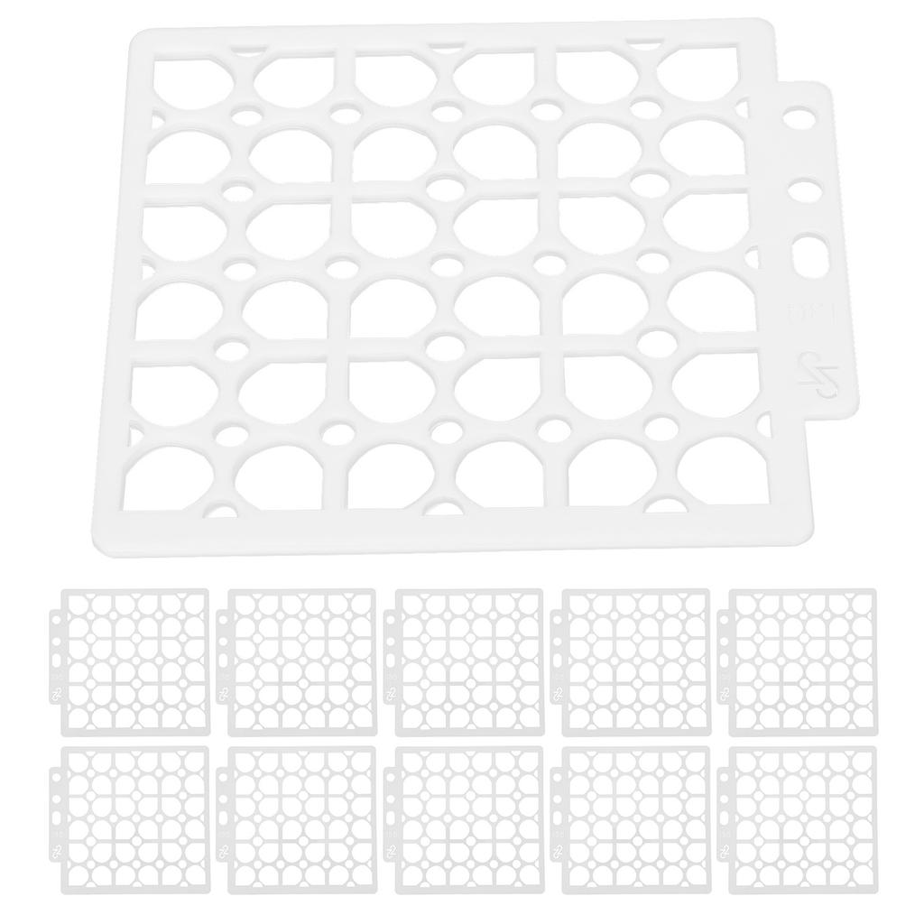 10Pcs Mandala Template Painting Drawing Stencils Reusable DIY Making Mold Art Craft Supplies