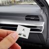 10Pcs Car Accessories Nickel Metal Interior Badge Stickers For Mitsubishi Lancer Outlander ASX Competition Pajero Triton Delica