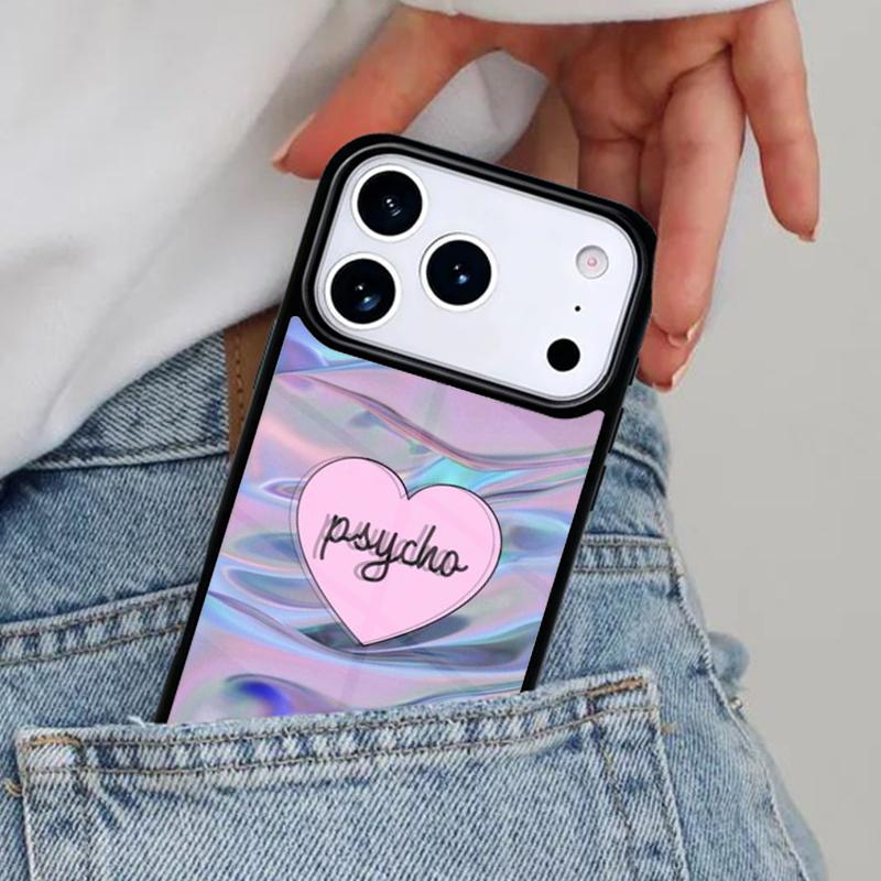 Cut But Psycho Phone Case for iPhone 16e 15 14 13 12 17 Pro Max Plus Air 17pro Cover Coque