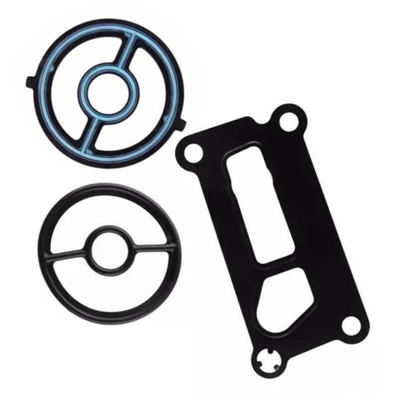 6X Engine Oil Cooler Gasket Filter Housing Gasket Seal For Mazda LF02-14-700 LF8X-14-702 LF02-14-342