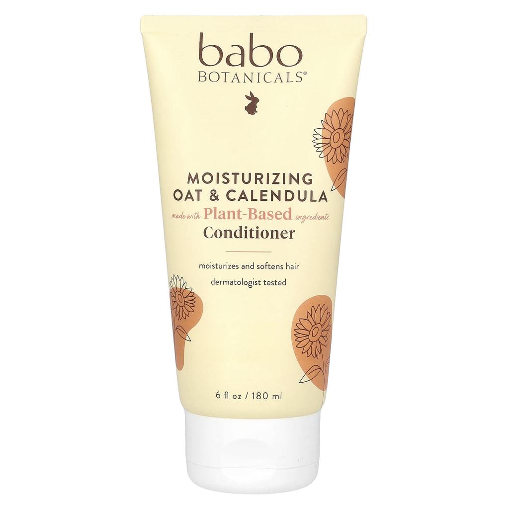 Moisturizing Conditioner, All Hair Types, Oat & Calendula, 180 Ml (6 Fl Oz)