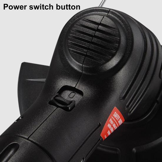 Газонокосилка с зарядкой через USB, беспроводной электрический триммер для травы с защитой от столкновений, 18000 об/мин для сада