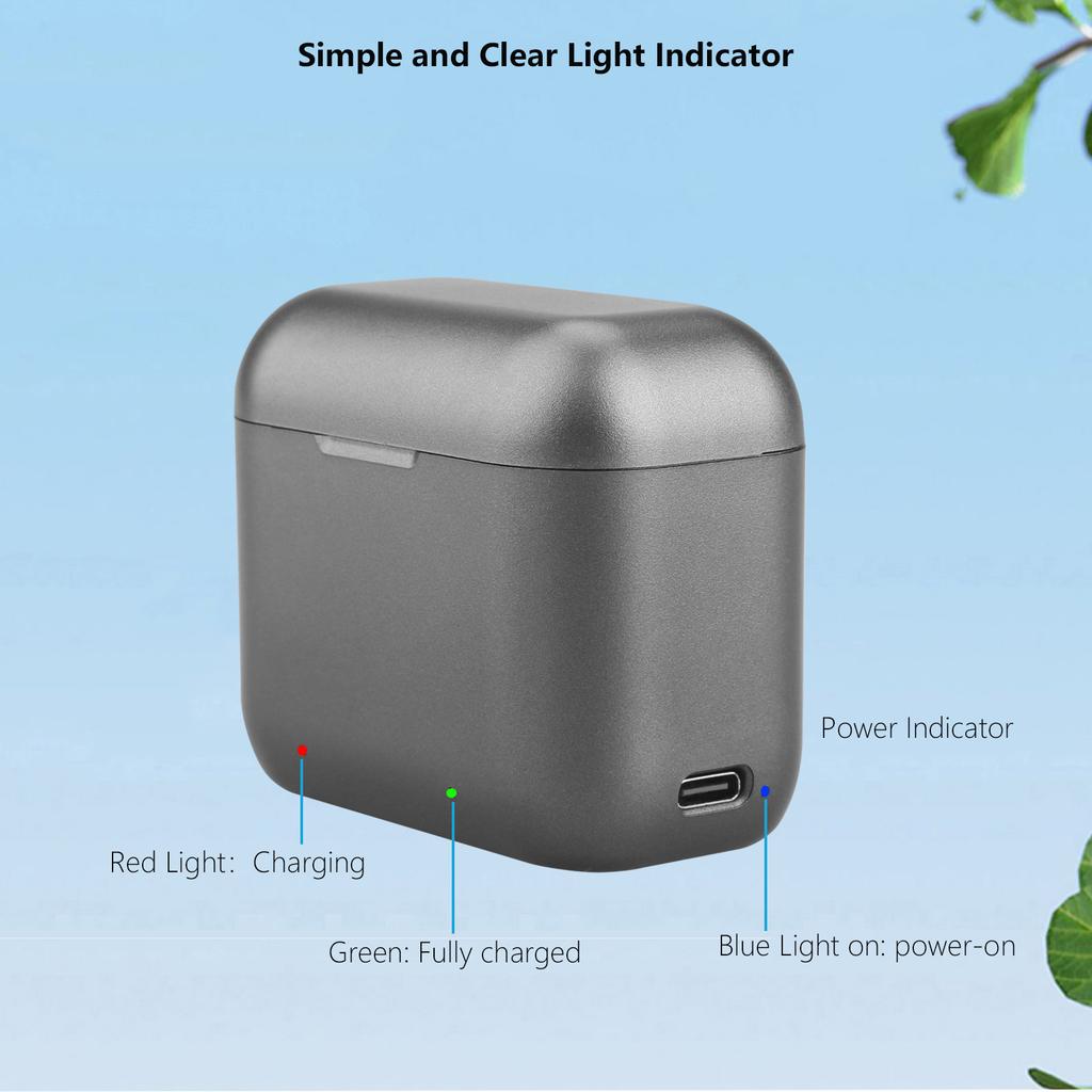 2 Card Slot Type-C Battery Charging Box for Insta 360 X3 Battery for Insta360 One X3 Portable Charge Accessories