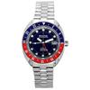 Oceanographer GMT Stainless Steel Blue Dial Automatic Diver's 96B405 200M Men's Watch