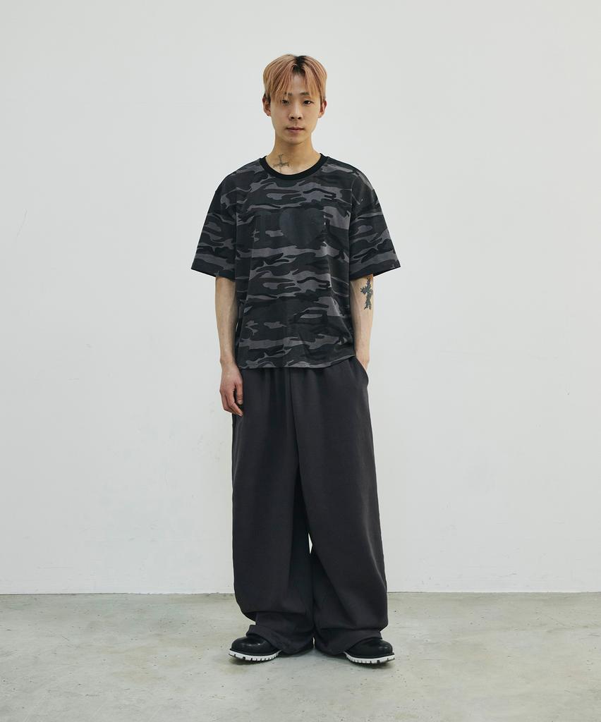 SCALLYWAG Summer Mega Wide Eyelet Training Pants [Charcoal]