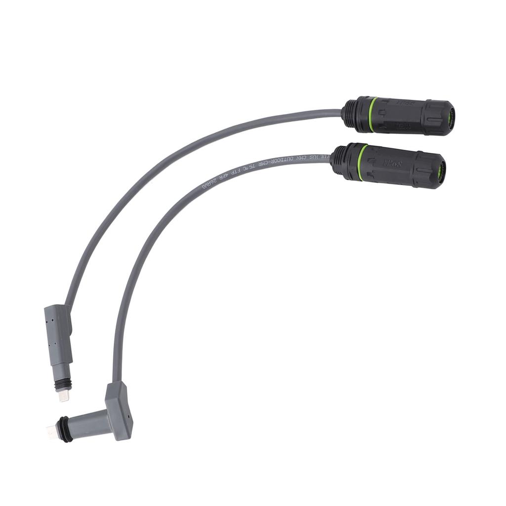 2PCS SPX Plug to RJ45 Adapter 1200Mbps IP68 Waterproof Ethernet Cable Connector for Dishy and Router Satellite