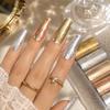 Laser Nail Stickers Black White Nail Decals Fashion Manicure Decals  Manicure DIY