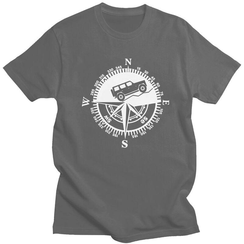 Мужские футболки с коротким рукавом Custom Classic Adventure Offroad Mountain Compass, уличная одежда, облегающая футболка, мерч