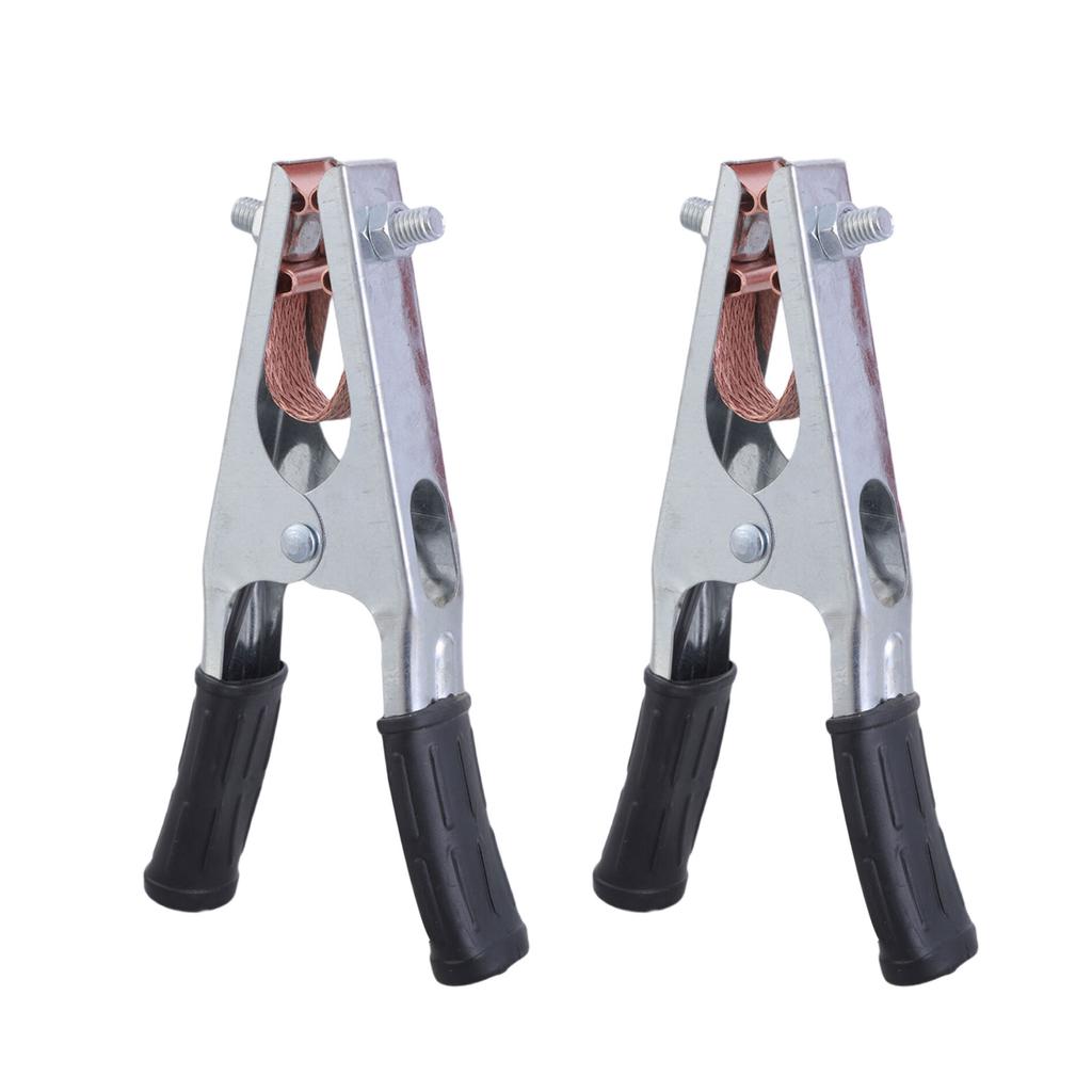 500A Welding Ground Clamp High Conductivity Ergonomic Welding Clamp Suitable for MIG MMA TIG ARC Plasma Cutting Machine