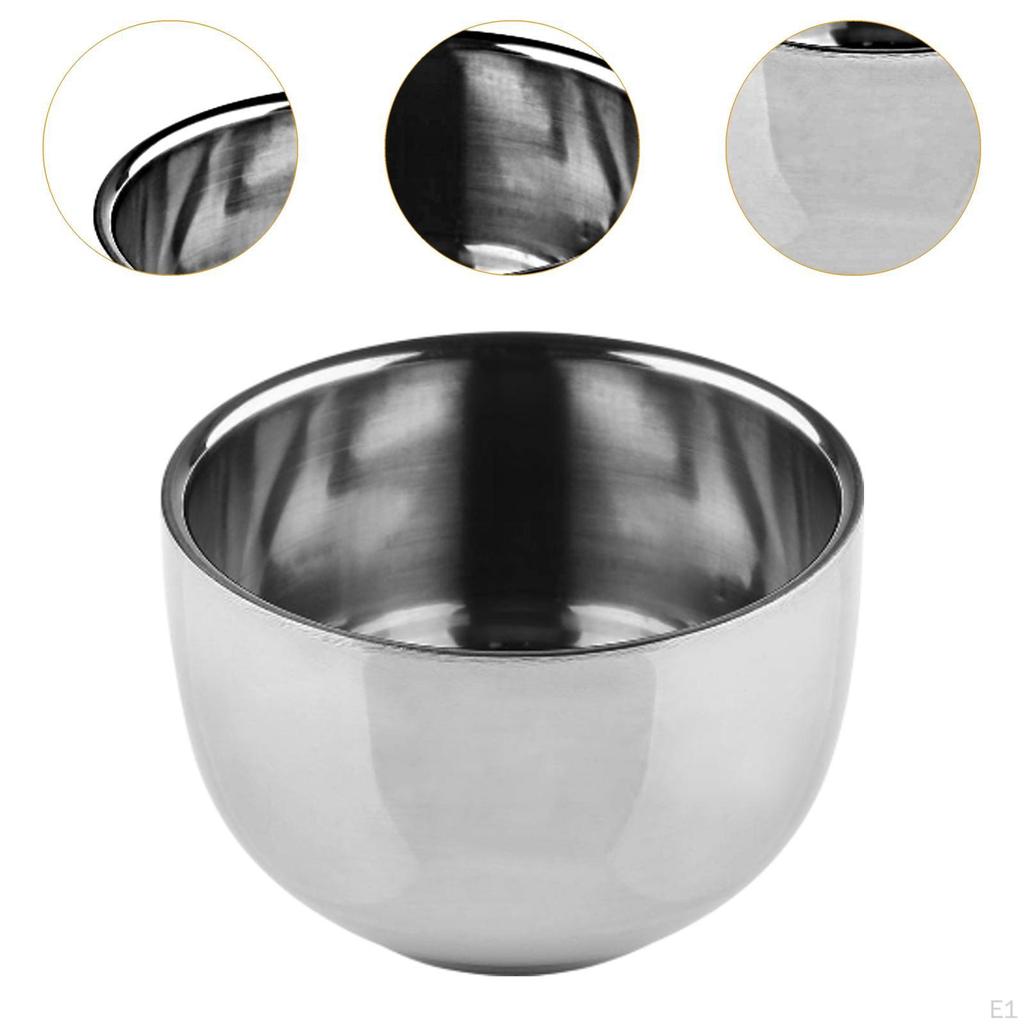 Shaving Bowl Wet Cup Smooth Portable Heavy Duty Grooming Set Shave Soap for Valentines