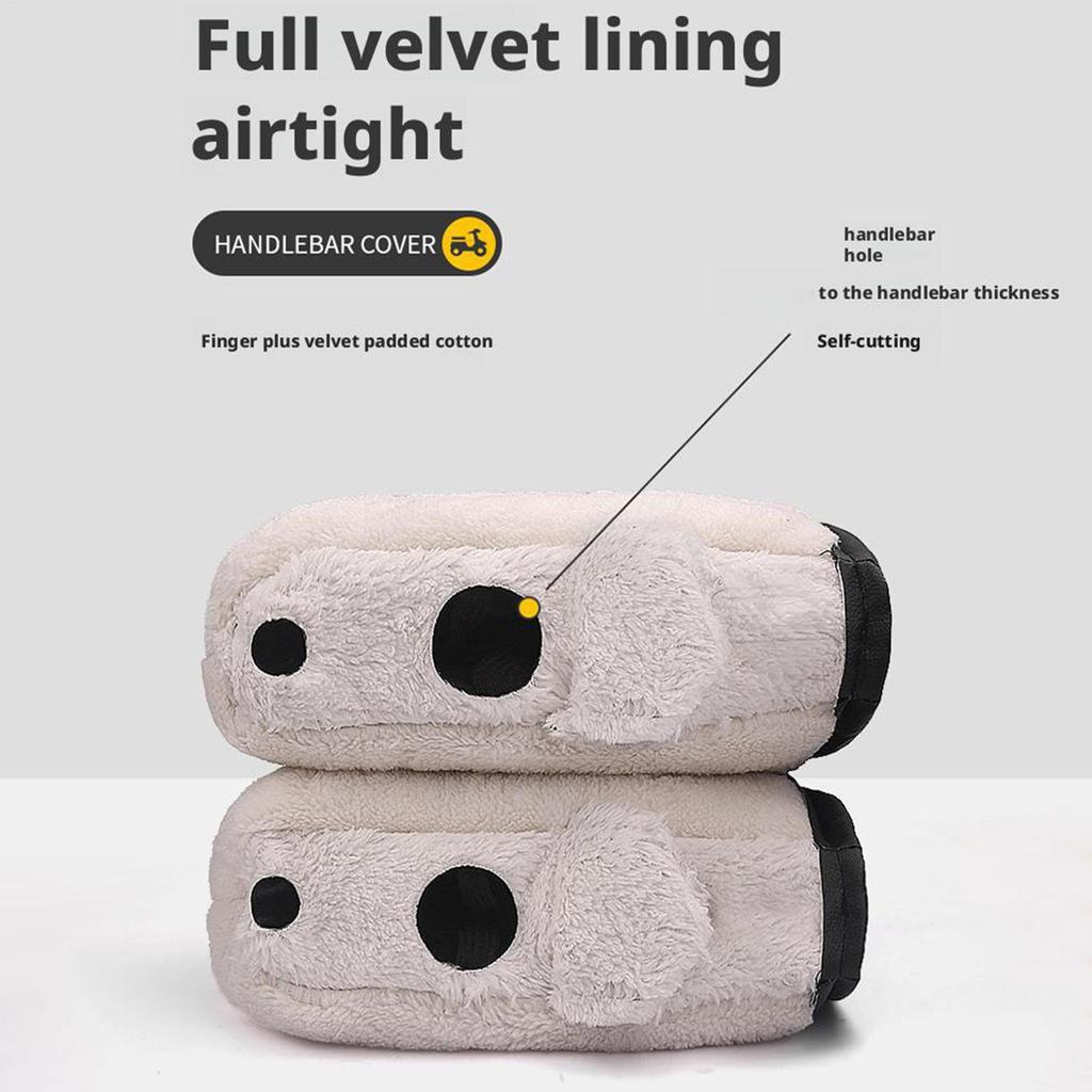 Перчатки на руль мотоцикла из ПУ-кожи, светоотражающие, удобные, ветрозащитные, подогреватели рук для квадроцикла, муфты на руль скутера для мужчин и женщин