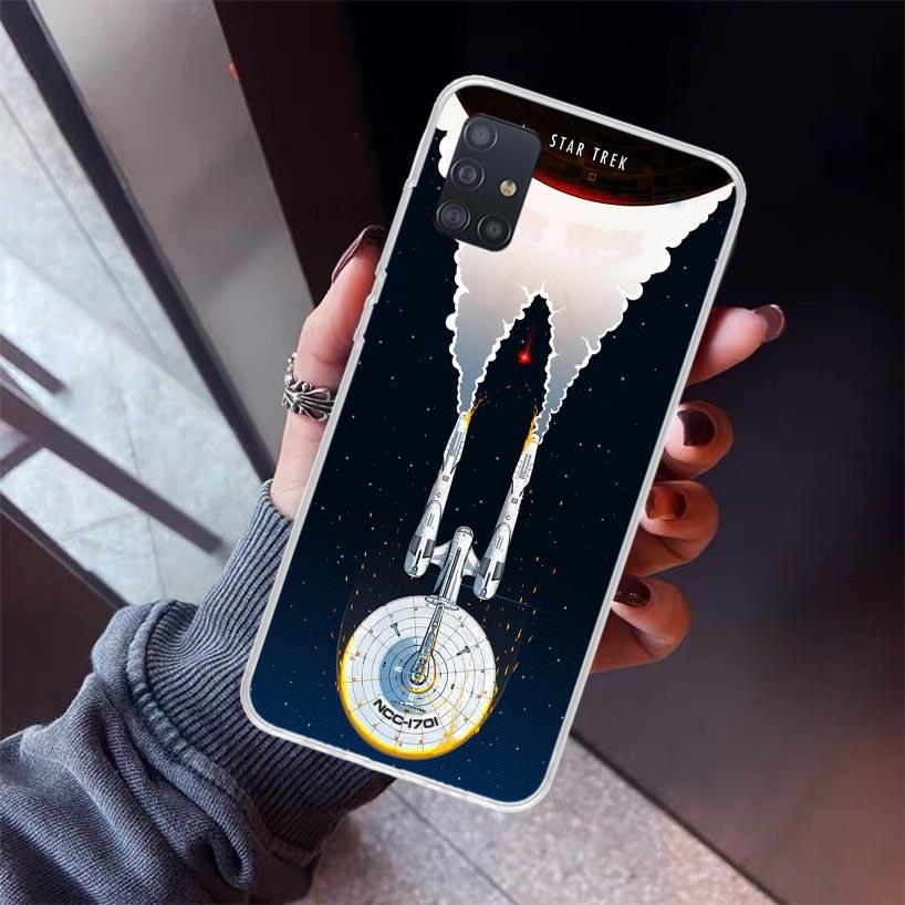Star Movie T-Trek Phone Case For Samsung Galaxy A12 A52S A42 A32 A22 A51 A50 Note 20 Ultra 10 S10 Plus A71 A70 A31 A30 A10S Gala