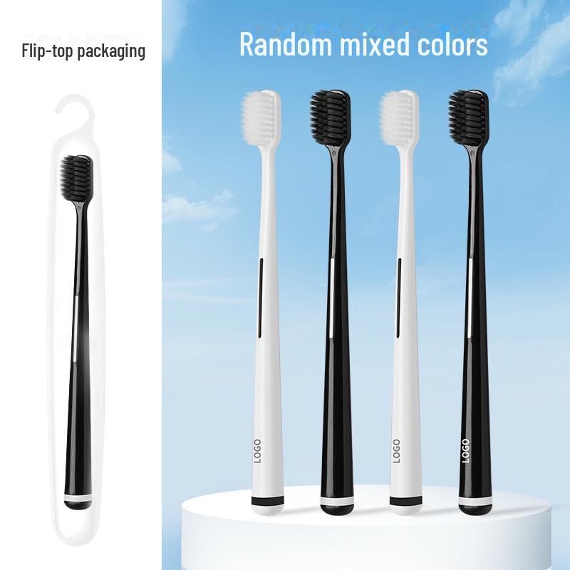 Custom Logo Soft Bristle Toothbrush - Dental Clinic Promotional Gift