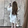 Nanyou 25SS Унисекс Двусторонний Вязаный Кардиган с Капюшоном для Осени/Зимы