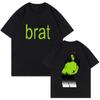T-Shirt Brat Album Print Men Women Cotton Hip Hop Oversized Tshirt Short Sleeve T Shirt