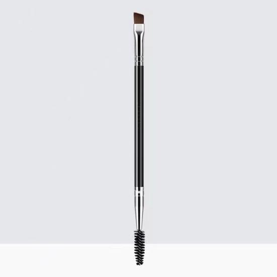 Набор кистей для бровей с двойной головкой, 3 шт., спиральная коническая кисть для макияжа глаз, пластиковая ручка, кисть для ресниц, профессиональная расческа для ресниц, инструмент для бровей
