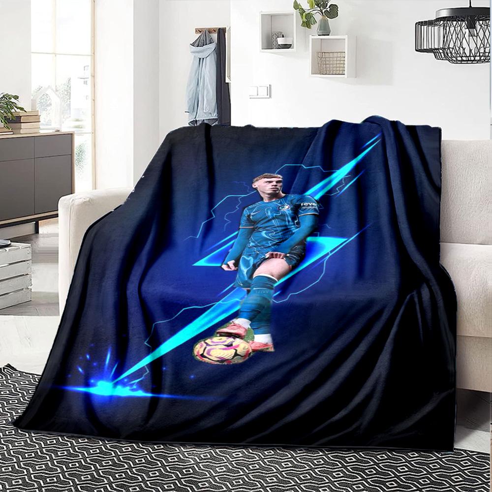 Chelsea Fc Football Player Blanket Soft & Cozy Great for Livingroom Bedding Office Four Seasons Multipurpose Stylish Decor