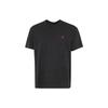 Polo Ss23 Solid Color Logo Embroidered Straight Cut Crew Neck Short Sleeve T-Shirt Men Tops Black 710707087002-002