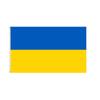 Флаг Украины в саду-баре-ресторане и украшение семейной вечеринки