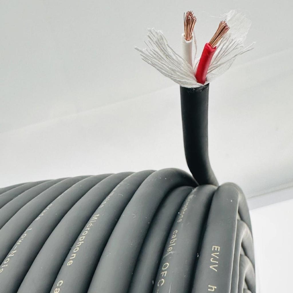 Двухжильный экранированный аудио- и акустический монтажный провод RVV сечением 2,5 кв. мм
