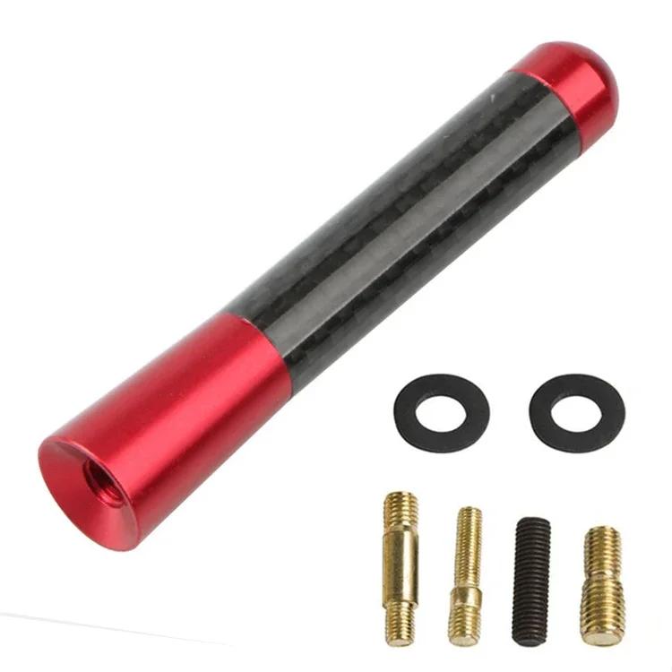 3,5 см/8 см/12 см универсальная автомобильная короткая радиоантенна из углеродного волокна черная автомобильная антенна на крышу радиоантенна FM/AM металлические приемные антенны