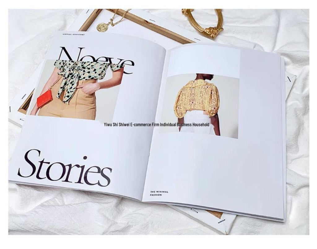 Блокнот в английском стиле: Обложка модного журнала и реквизит для макета сцены