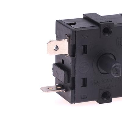 3/5-контактный 2/4-позиционный поворотный переключатель, 250 В переменного тока, 16 А, электрический комнатный обогреватель