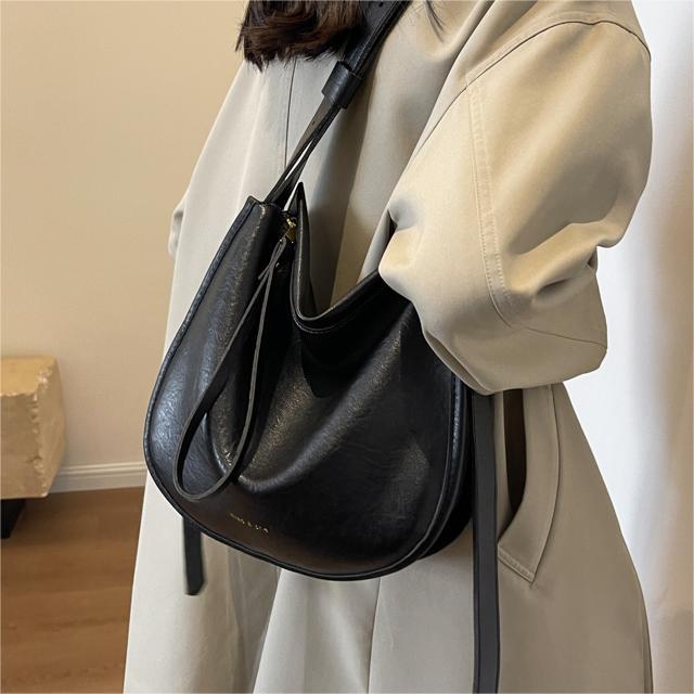 Большая вместительная сумка женская популярная сумка через плечо High Sense Retro Maillard универсальная сумка-ведро для поездок на работу