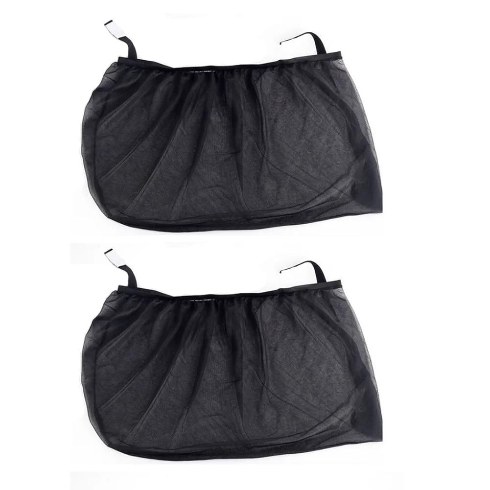 2PCS Car Window Screen Door Covers Front/Rear Side Window UV Sunshine Cover Shade Mesh Car Mosquito Net For Baby Child Camping
