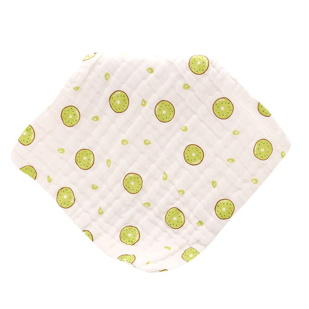 Newborn Baby Cartoon Printing Cotton Soft Saliva Towel Handkerchief Face Towel