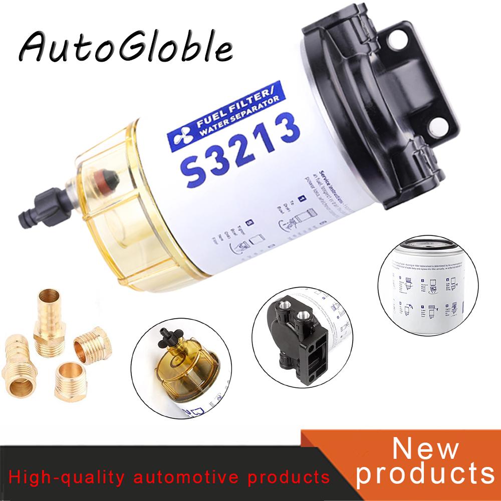 S3213 Fuel Water Separator Filter Assembly Compatible with Outboard Motor Mercury Yamaha Racor Sierra Engine Boat 10 Micron Fuel Filters5